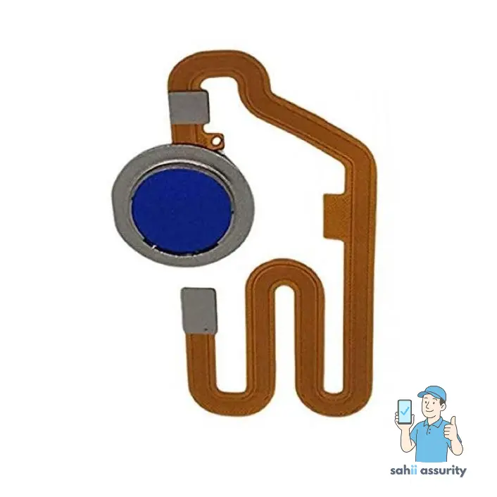 Fingerprint Sensor with Flex Cable for Realme 3 Blue thumbnail